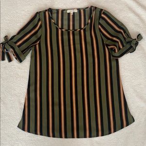 Boutique stripe top